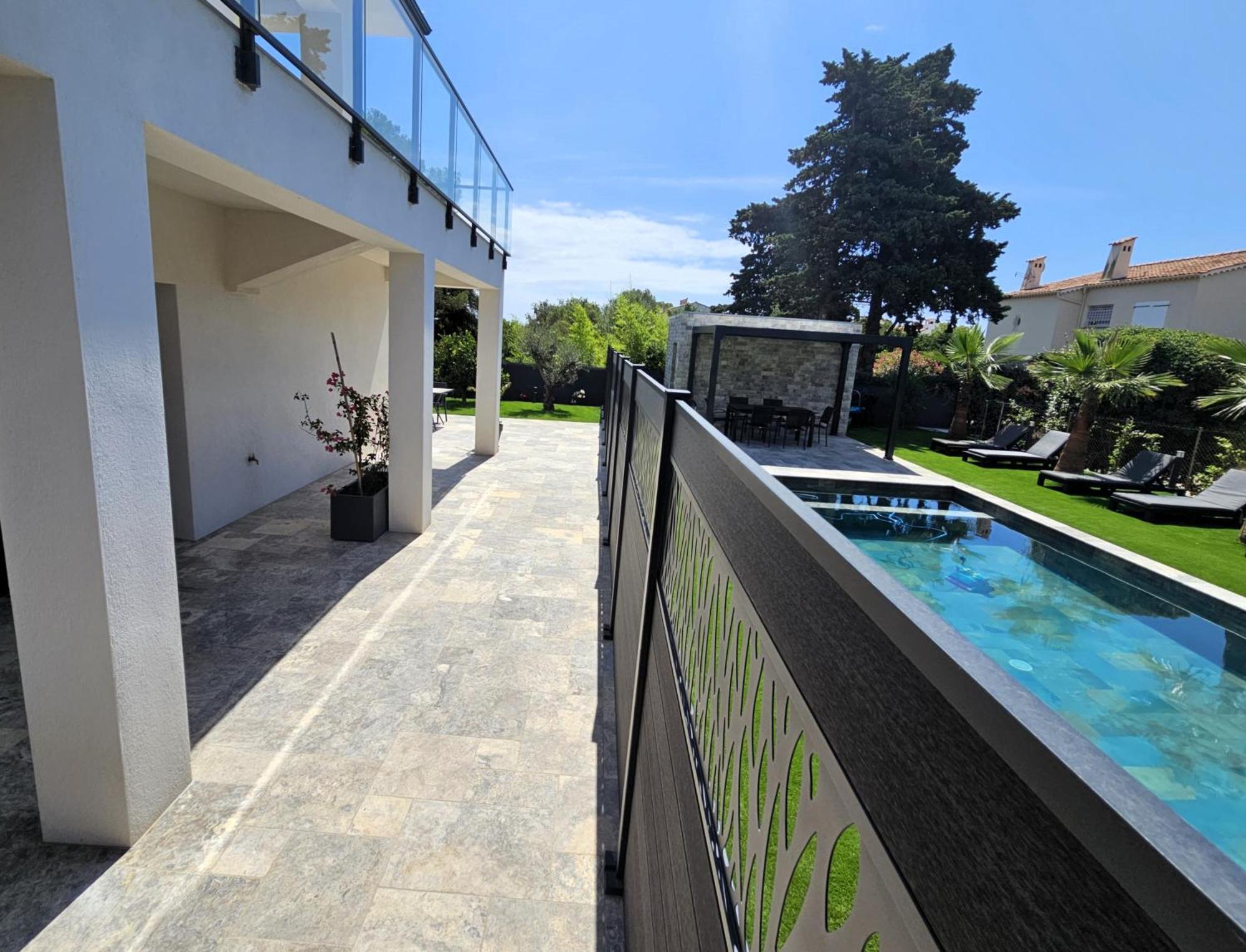 Etoile Du Berger Saint Aygulf 3 Villas Et 4 Appartements Jardin Individuel Et Piscine Chauffee En Saison - La Mer Et Les Plages 450 M Экстерьер фото
