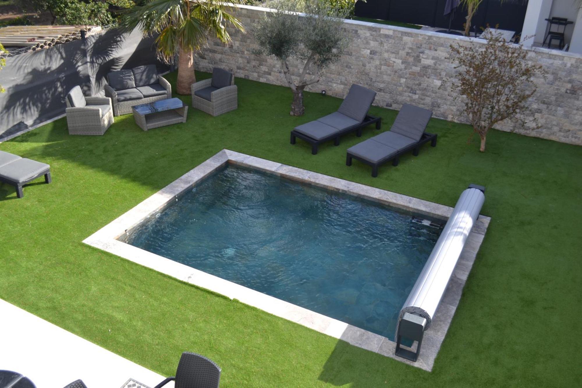 Etoile Du Berger Saint Aygulf 3 Villas Et 4 Appartements Jardin Individuel Et Piscine Chauffee En Saison - La Mer Et Les Plages 450 M Экстерьер фото