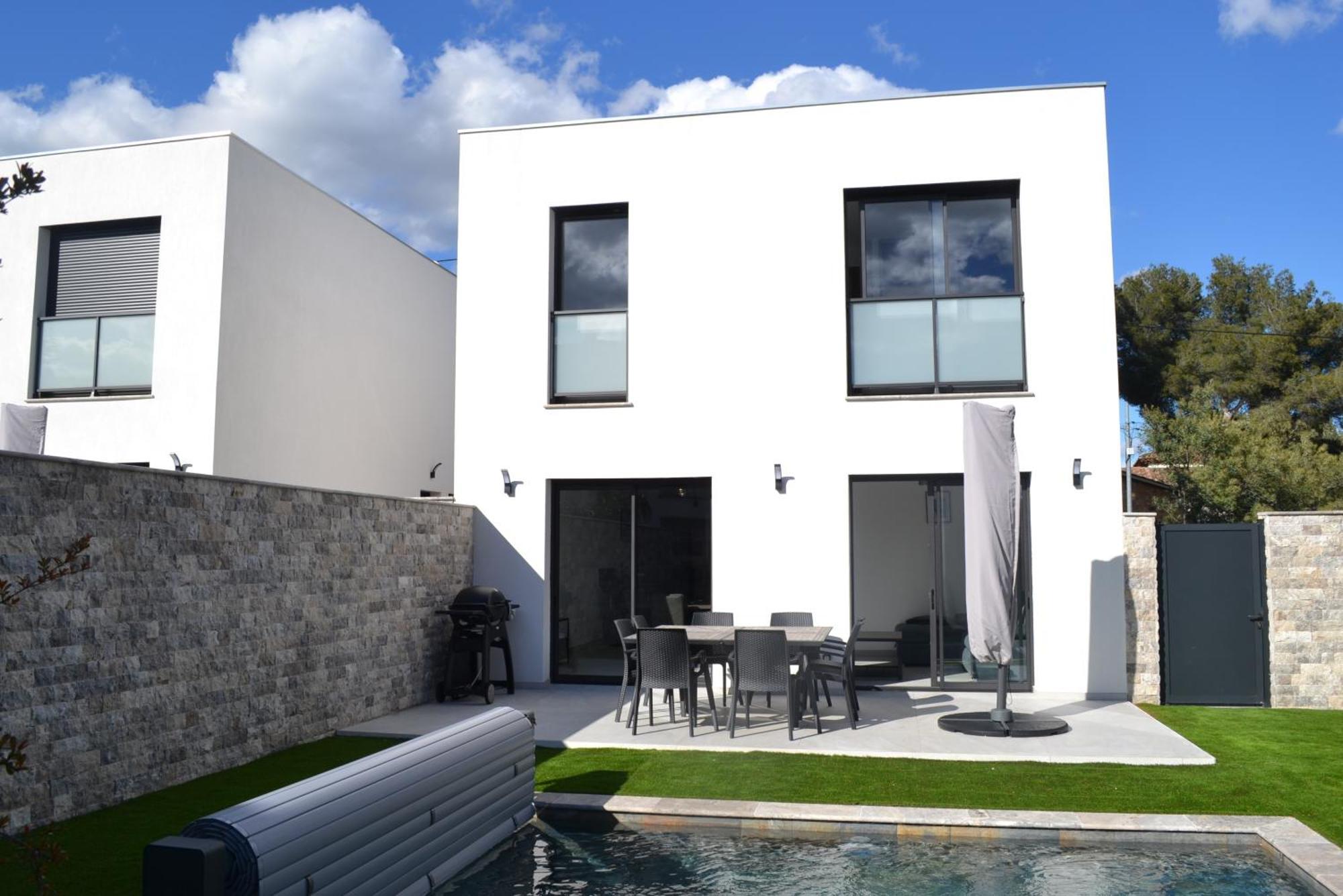 Etoile Du Berger Saint Aygulf 3 Villas Et 4 Appartements Jardin Individuel Et Piscine Chauffee En Saison - La Mer Et Les Plages 450 M Экстерьер фото