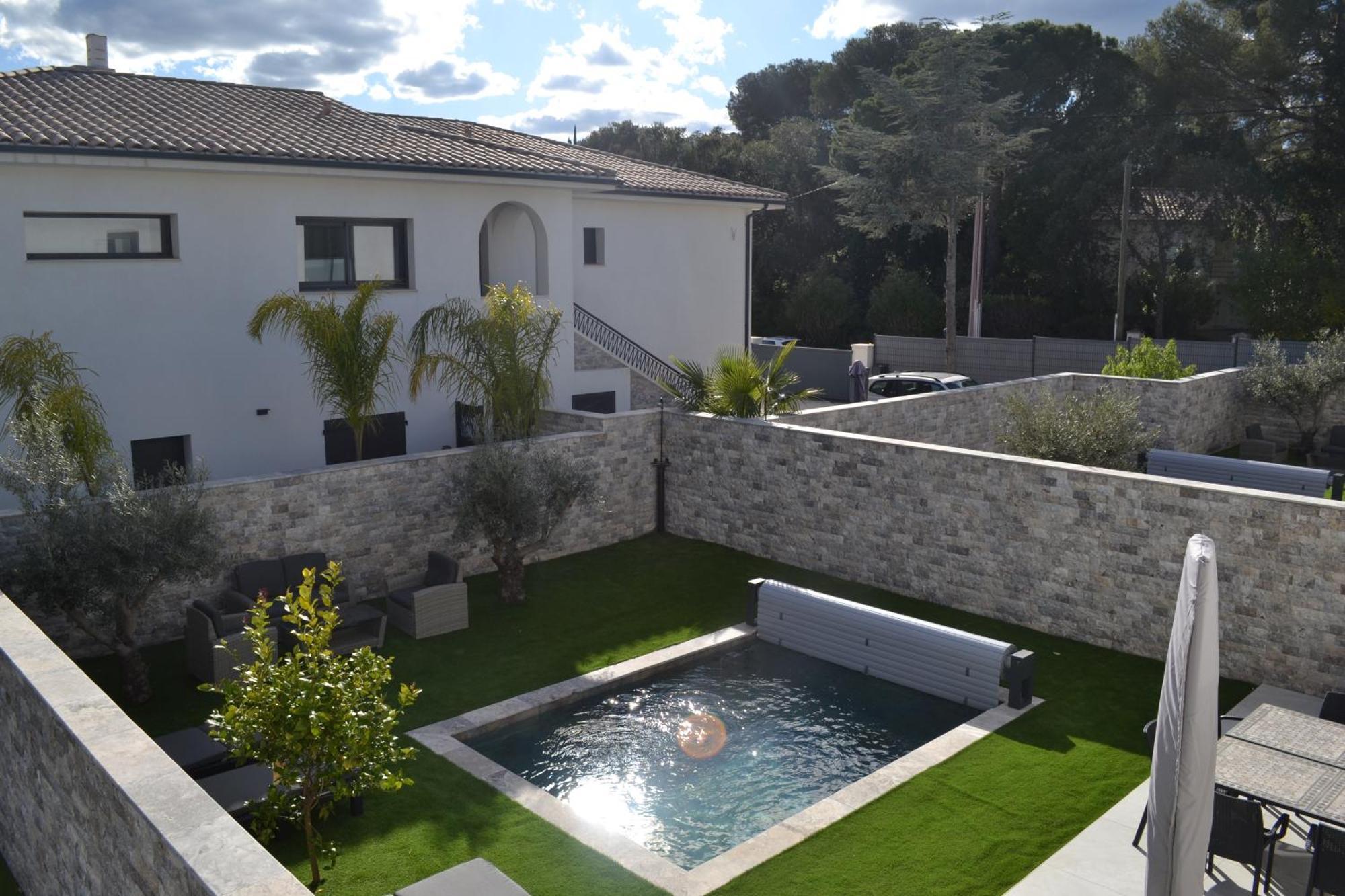 Etoile Du Berger Saint Aygulf 3 Villas Et 4 Appartements Jardin Individuel Et Piscine Chauffee En Saison - La Mer Et Les Plages 450 M Экстерьер фото